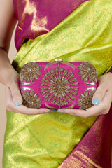 Fuchsia Fan Clutch5233 video